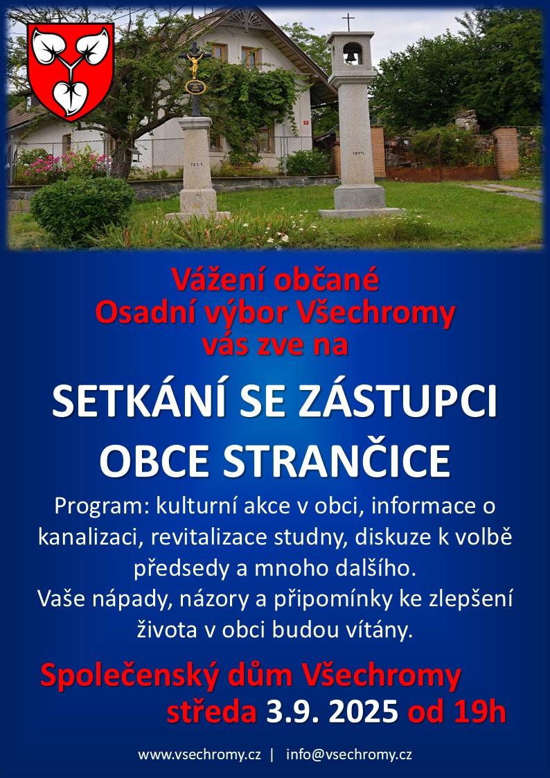 Setkání občanů se starostou a dalšími zástupci obce