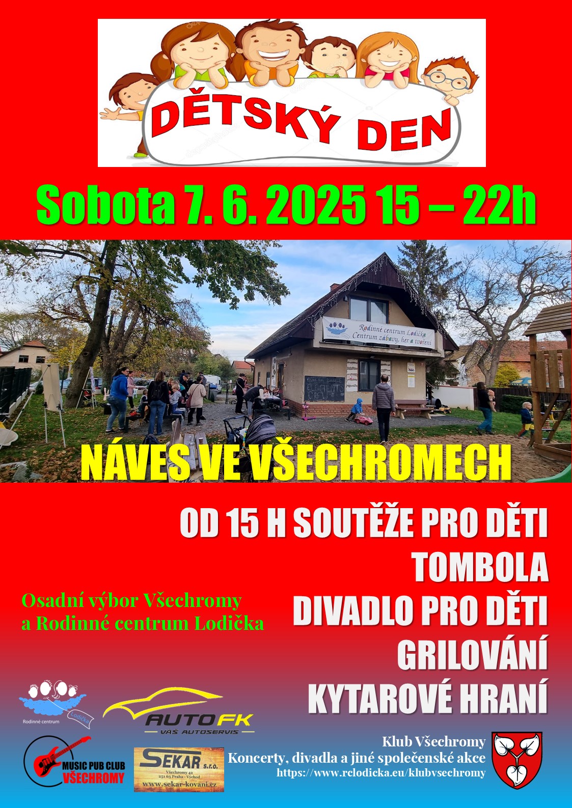 Dětský den ve Všechromech